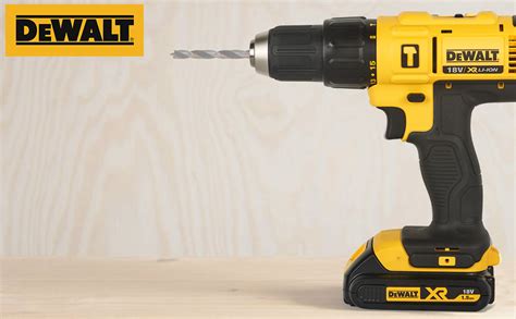 DEWALT DCD776S2 18V 13mm XR Lithium Ion Cordless Hammer Drill Machine