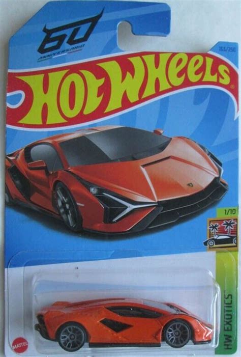 Hot Wheels Hw Exotics Lamborghini Sian Fkp Anniv