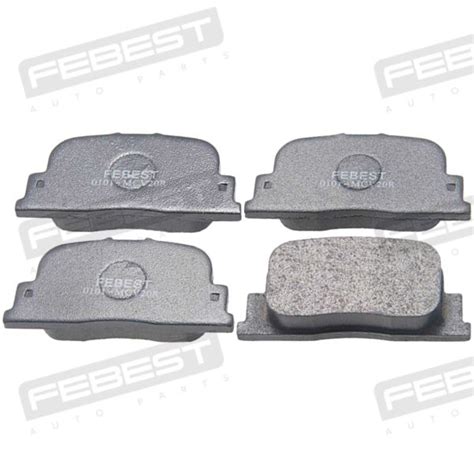 FEBEST 0101 MCV20R FEBEST PAD KIT DISC BRAKE REAR 04466 32030