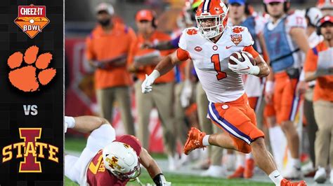 Clemson Vs Iowa St 2021 Cheez It Bowl Highlights 2021 Youtube