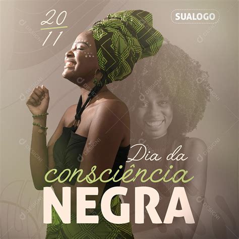 Dia da Consciência Negra Social Media PSD Editável download Designi