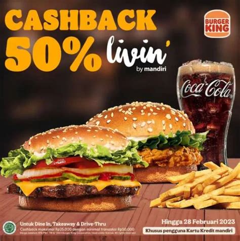 Promo Burger King Payday Februari Cashback Via Gopay