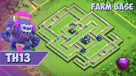 New Th13 Farming Base Links 2020 Anti Everything Town Hall 13