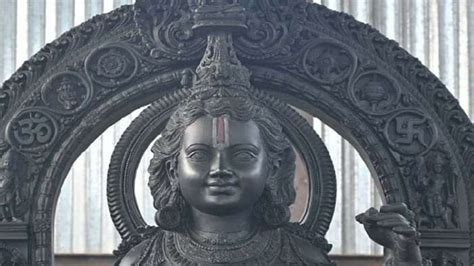 Ram Lalla idol's face revealed ahead of Ayodhya Ram Temple ceremony ...