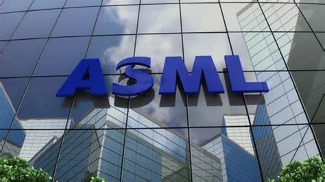 Editorial, ASML Holding N.V. logo on gla... | Stock Video | Pond5