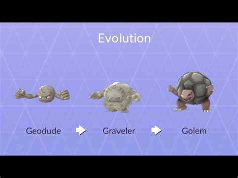 Geodude Evolution Chart