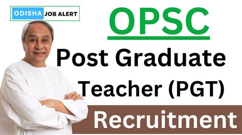 Opsc Pgt Recruitment Apply Online For Posts Opsc Upcoming