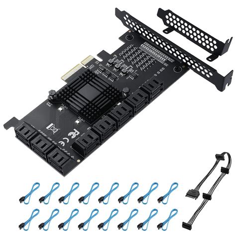 Amazon In Buy BEYIMEI PCIE 4X SATA Card 16 Ports 6 Gbit S SATA 3 0