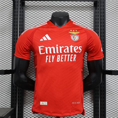 Versão Do Jogador 2024 25 SL Benfica Home Camisa Masculina De Futebol S