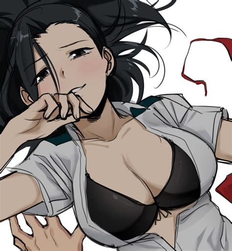 Boku No Hero Academia Character Momo Yaoyorozu Anime Sensual