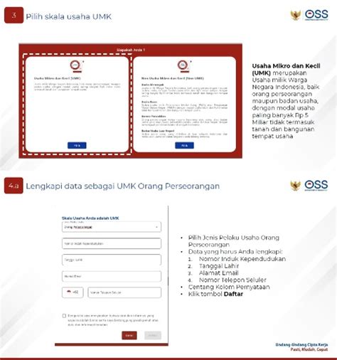 Panduan Pendaftaran Hak Akses Bagi Usaha Mikro Dan Kecil Pada OSS