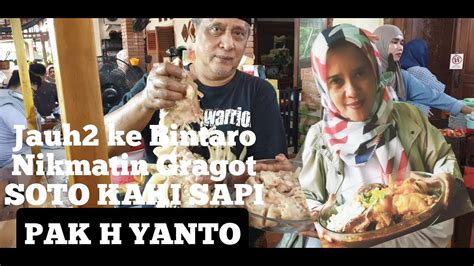 Bongkar Menu Soto Mie Soto Kaki Sapi Djadoel P H Yanto Siap Aja