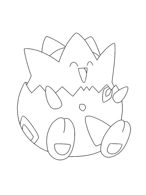 Togepi Pokemon Coloring Pages