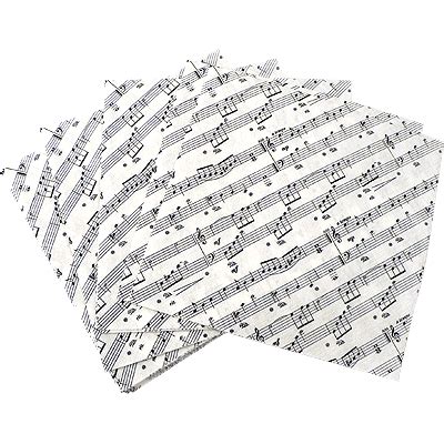 Sheet Music Napkins Pk From Piano Supplies