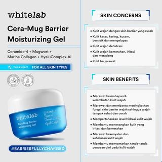 Whitelab Cera Mug Barrier Moisturizing Gel Dry Facial Skin