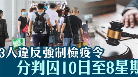 3人違反強制檢疫令 分判囚10日至8星期 香港 香港文匯網