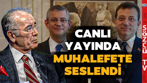 Ahat Andican dan Muhalefete Çarpıcı Uyarı İstanbul u Bekleyen