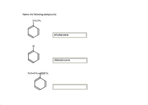 Solved Name The Following Compounds Chegg