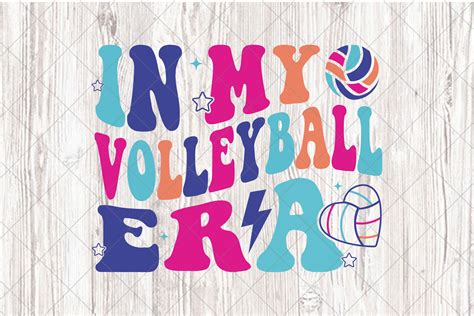 In My Volleyball Era Trendy Sport Svg Graphic By Createaip · Creative Fabrica