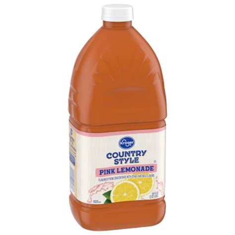 Kroger® Country Style Pink Lemonade Bottle 64 Fl Oz Kroger