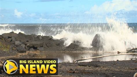 High Surf Closes Hilo Bayfront Highway Dec Youtube