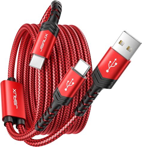 Jsaux 2 In 1 Usb C Cable 60w 66 Ft Usb Ausb C To Usb C