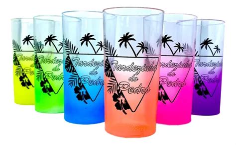 100 Copos Longdrink 320ml Personalizados Tardezinha Frete grátis