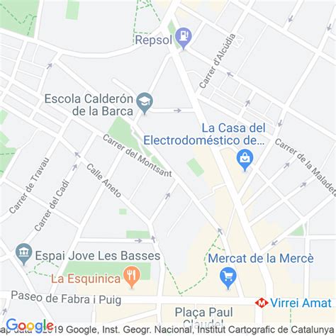 Código Postal calle Sant Iscle De passatge en Barcelona