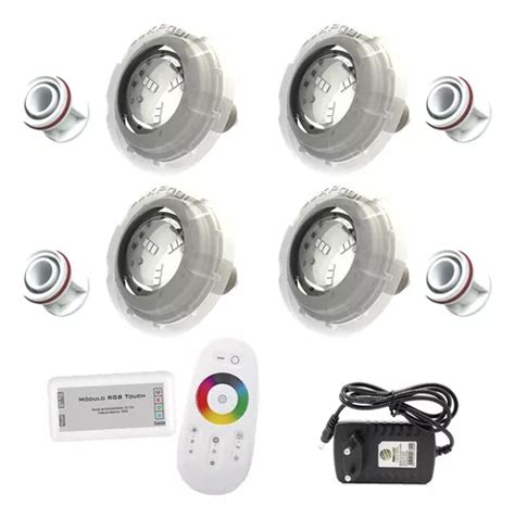 Kit Led Piscina M Led W M Dulo Rgb Dispositivos Frete Gr Tis