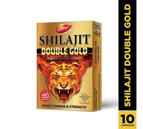 Dabur Shilajit Double Gold 10 Capsules Big Value Shop