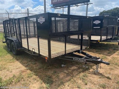 6x14 Landscape Trailer For Sale New East Texas Trailers 7x14x4 Landscape 2 35k Axles