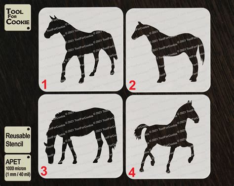 Horse Stencil - Etsy