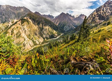 Nature Landscape Rocky Mountains Central Asia Stock Image - Image: 35244001