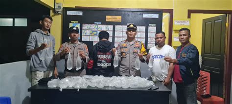 Polsek Maba Amankan Puluhan Kantong Cap Tikus Dalam Operasi Pekat Kie