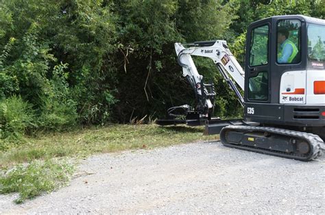 Mini Excavator Brush Cutter Attachment | Blue Diamond