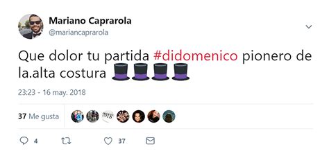 Los Famosos Despidieron A Carlo Di Domenico En Las Redes Sociales Infobae