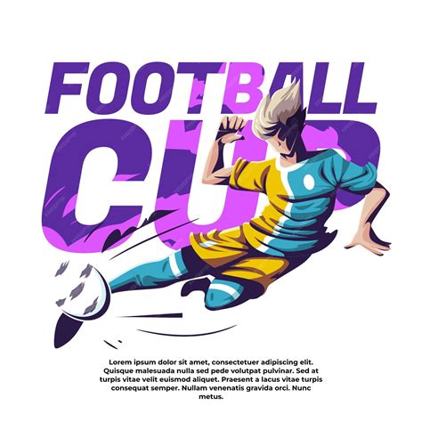 Premium Vector | Illustration of international soccer competition of a