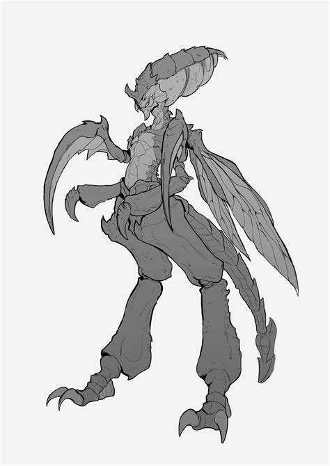 Artstation Insectoid Character Design