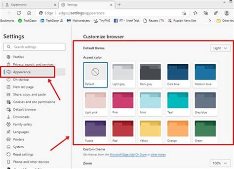 How To Enable Color Themes In Microsoft Edge Browser Techdator Techdator