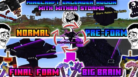 Minecraft Wither Storm Addon Wither Storm Engender Addon Review In Minecraft Bedrock Edition