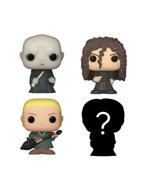 Pack De 4 Figuras Bitty Pop Lord Voldemort Funko Harry Potter