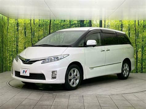 Used Toyota Estima Hybrid Ahr W Sbi Motor Japan