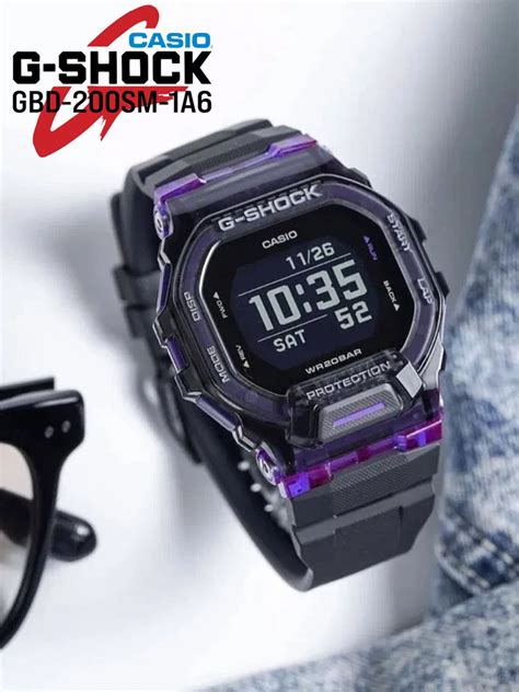 Casio Часы наручные Кварцевые G-Shock G-SQUAD GBD-200SM-1A6 - купить с ...