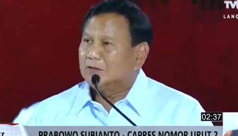 Prabowo Sampaikan Paparan Anies Soal Siber Terlalu Teoritis Suar Hijrah