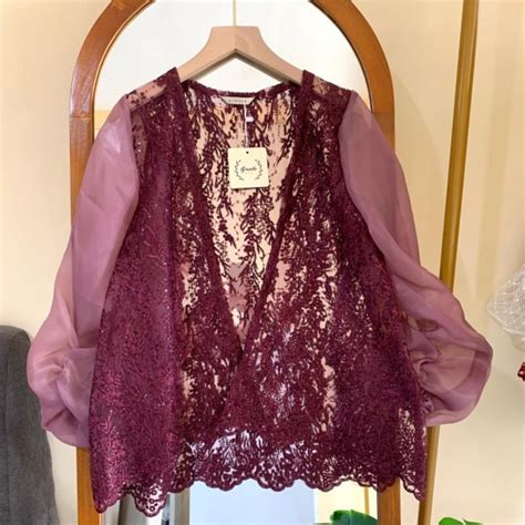 Jual Outer brokat organza / outer brukat / baju kondangan Ajmala