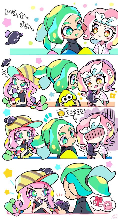 ヨシシ☆スプケ21《プ31》 On X スプラトゥーン イラスト スプラトゥーン かわいい 面白いイラスト