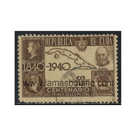 SELLOS CUBA 1940 CENTENARIO DEL PRIMER SELLO POSTAL DE CUBA 1 VALOR