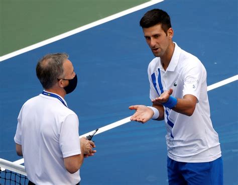 Las Fotos De Novak Djokovic Descalificado Del Us Open Por Un Pelotazo