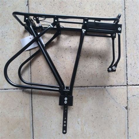 Promo Rak Bagasi Sepeda Touring Pannier Belakang Adjustable Alloy