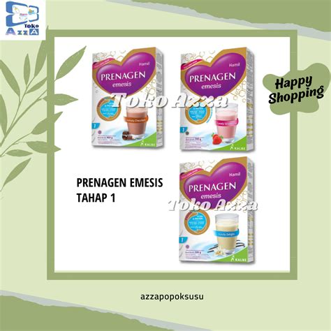 Jual PRENAGEN EMESIS TAHAP 1 SUSU IBU HAMIL CHOCOLATE STRAWBERRY